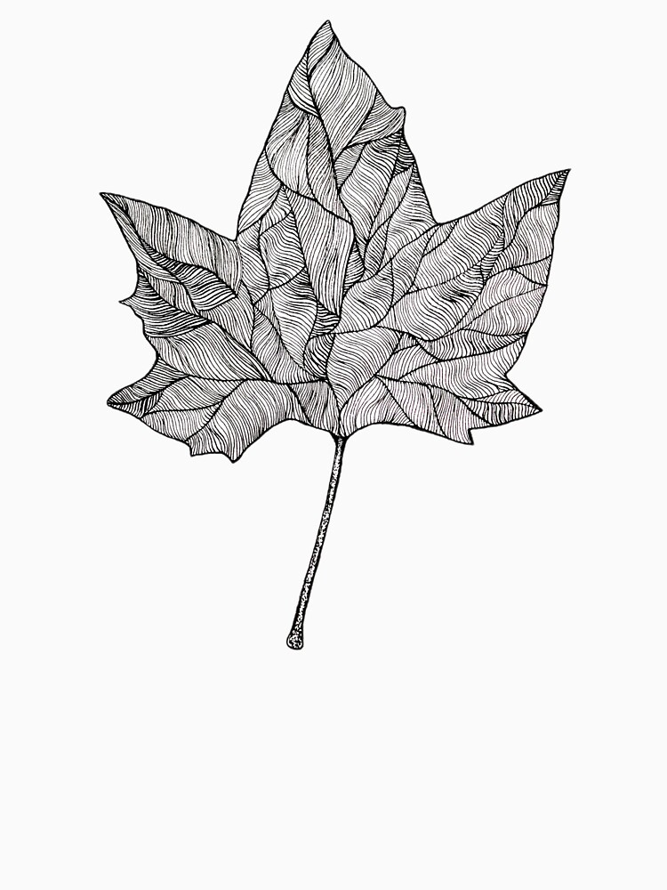 Thumbnail 3 of 3, Racerback Tank Top, Fall Leaf designed and sold by CateCameron-art.