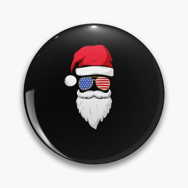 Item preview, American Santa hat USA flag sunglasses Funny Santa humor designed and sold by snowry.
