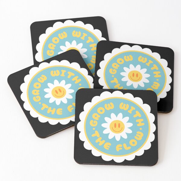 Item preview, Grow With The Flow Retro Vintage Flower designed and sold by MiaBellaGirl.