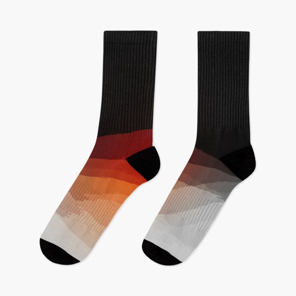 Item preview, Geometric Ombre Orange Gray Black designed and sold by 2sweetsDesign.