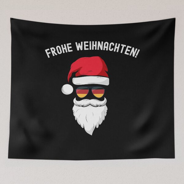 Item preview, Frohe Weihnachten! German Santa hat Germany flag sunglasses designed and sold by snowry.