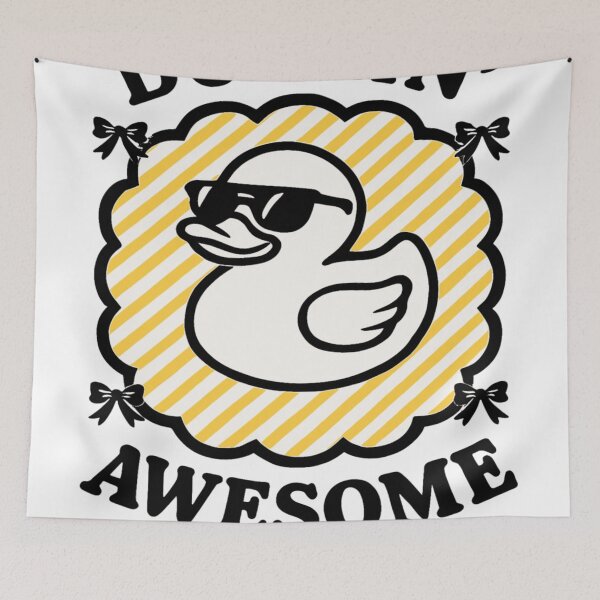 Item preview, Ducking Awesome Yellow Duck With Sunglasses Funny Duckling designed and sold by KitonicTees.