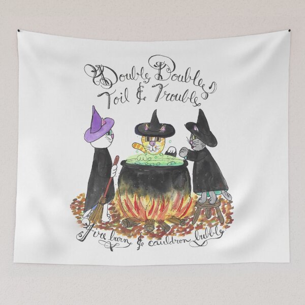 Item preview, Double, Double, Toil and Trouble designed and sold by AndiStraube.