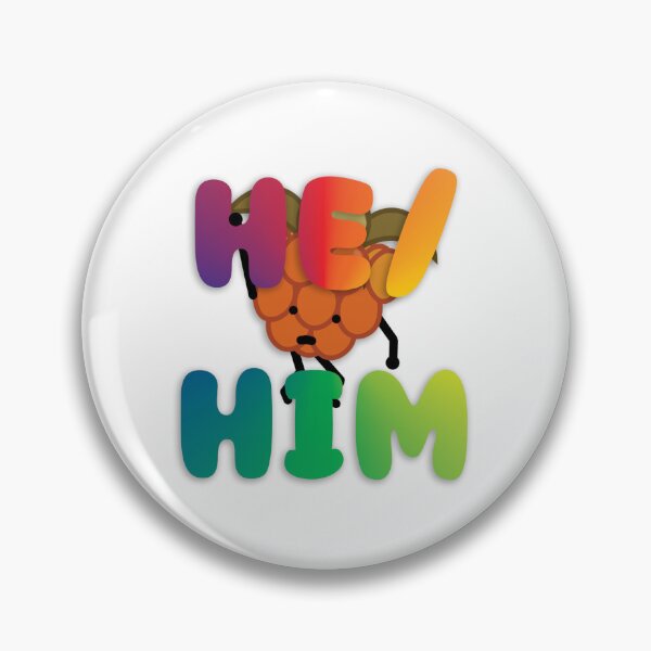 Item preview, He/Him Pronouns for Cloudberry! designed and sold by BerryfulStore.
