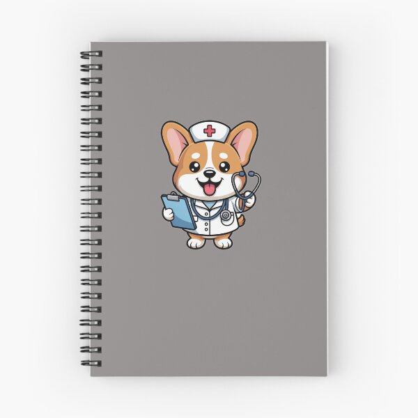 Item preview, "Corgi Nurse – Cute Cartoon Dog Doctor Sticker Medical dog" designed and sold by Kissudesign.