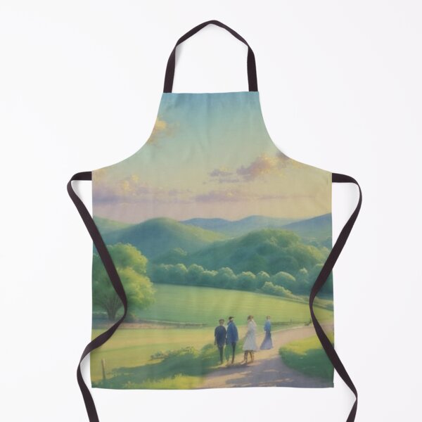 Item preview, Romantic Countryside Walk Through Rolling Hills designed and sold by Uniquely Yours.