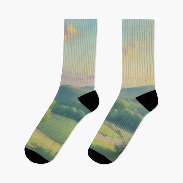 Item preview, Romantic Countryside Walk Through Rolling Hills designed and sold by Uniquely Yours.