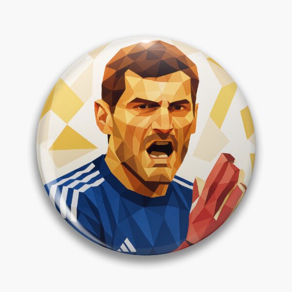Item preview, Iker Casillas, leyenda del fútbol del Madrid, icono del fútbol, arte designed and sold by kakarikihill.