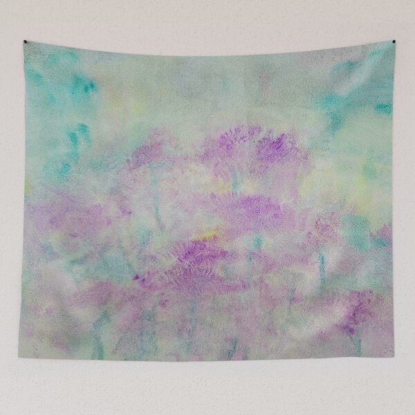 Item preview, Pintura abstracta de acuarela de flores silvestres designed and sold by Jmb67.