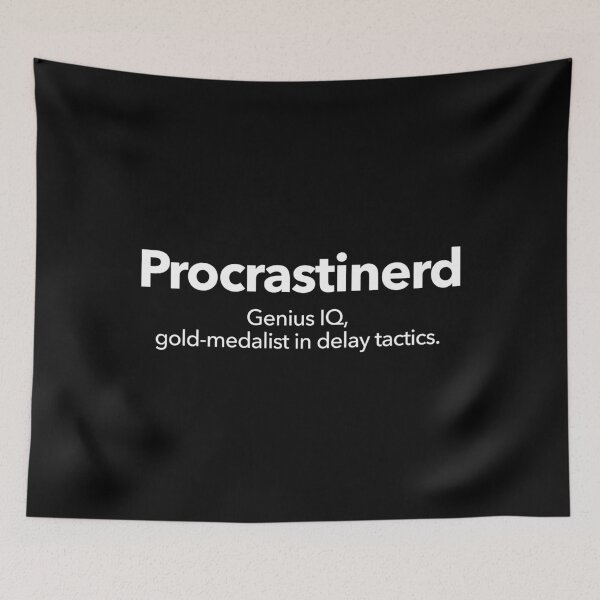 Item preview, Procrastinerd designed and sold by Textitude.