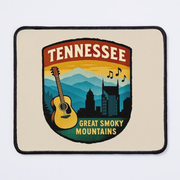 Item preview, Tennessee - Great Smoky Mountains & Music Vibes designed and sold by Myra365Art.