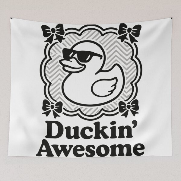 Item preview, Ducking Awesome Yellow Duck With Sunglasses Funny Duckling designed and sold by KitonicTees.