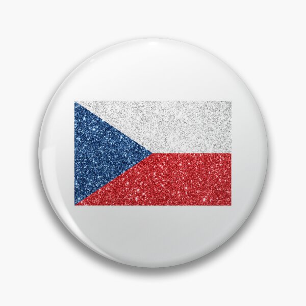 Item preview, czech republic glitter flag designed and sold by designsbysamantha.