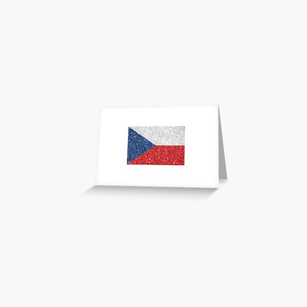 Item preview, czech republic glitter flag designed and sold by designsbysamantha.