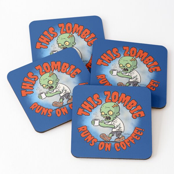 Item preview, Halloween Humor Coffee Zombie addict Frit-Tees designed and sold by Shean Fritts.
