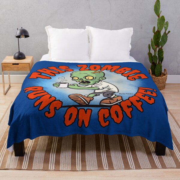 Item preview, Halloween Humor Coffee Zombie addict Frit-Tees designed and sold by Shean Fritts.