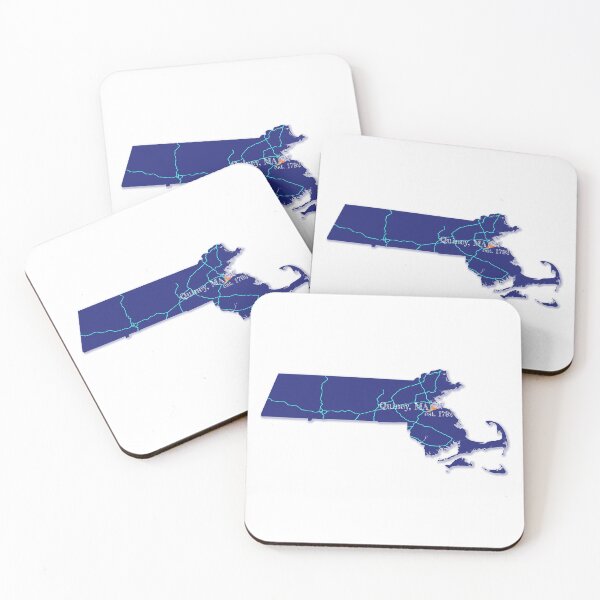 Item preview, Quincy, MA [Blue] designed and sold by PhilbonianDezin.