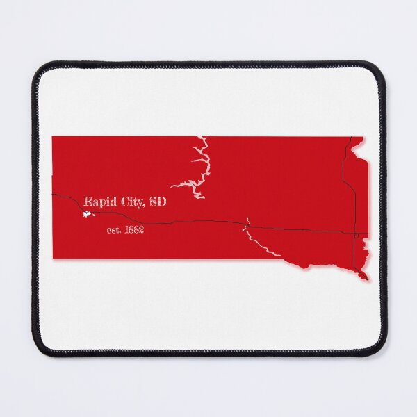 Item preview, Rapid City, SD [Red] designed and sold by PhilbonianDezin.