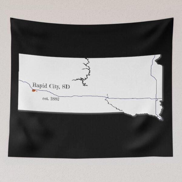 Item preview, Rapid City, SD [Blanco] designed and sold by PhilbonianDezin.