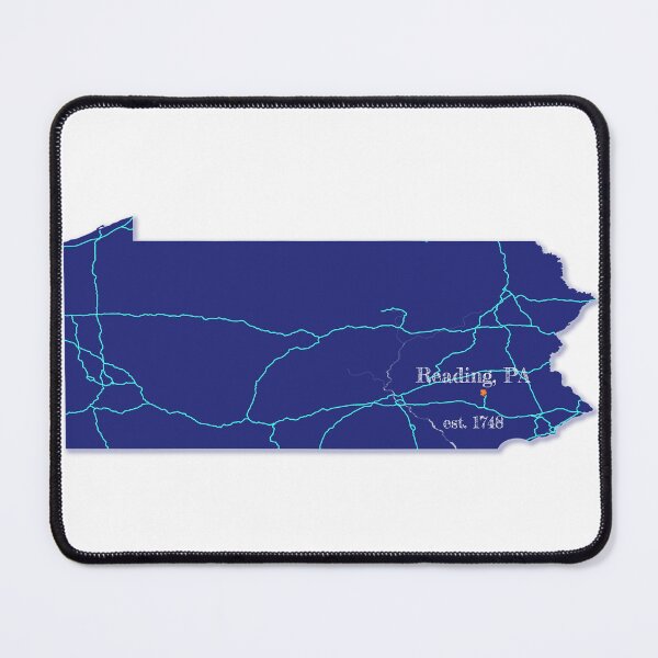Item preview, Reading, PA [Blue] designed and sold by PhilbonianDezin.