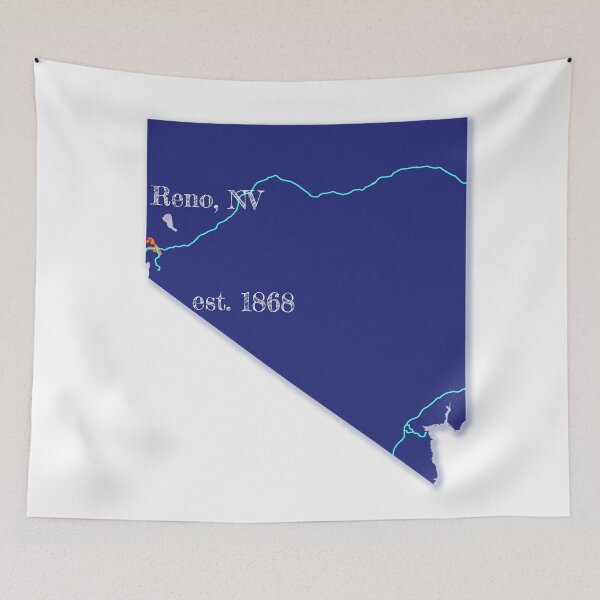 Item preview, Reno, NV [Blue] designed and sold by PhilbonianDezin.