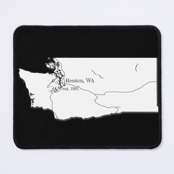 Item preview, Renton, WA [White] designed and sold by PhilbonianDezin.