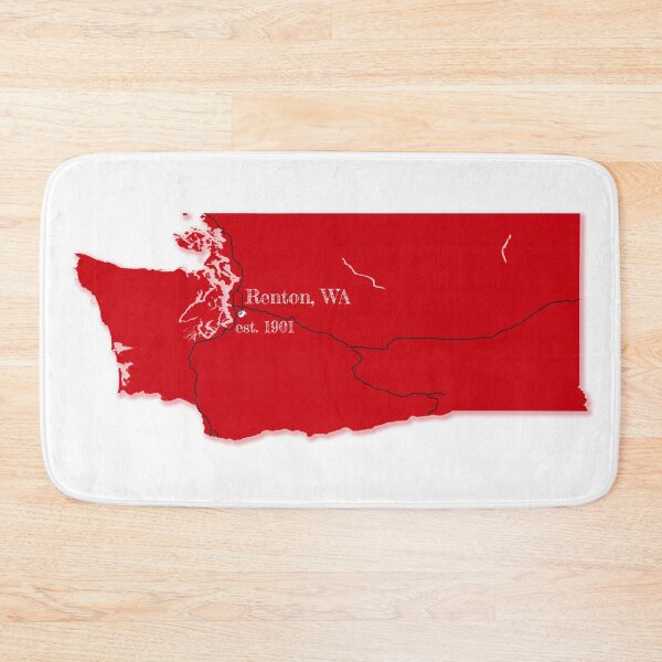 Item preview, Renton, WA [Red] designed and sold by PhilbonianDezin.
