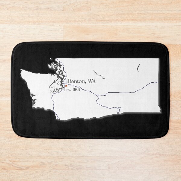 Item preview, Renton, WA [White] designed and sold by PhilbonianDezin.
