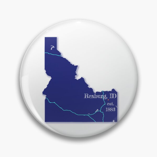 Item preview, Rexburg, ID [Blue] designed and sold by PhilbonianDezin.
