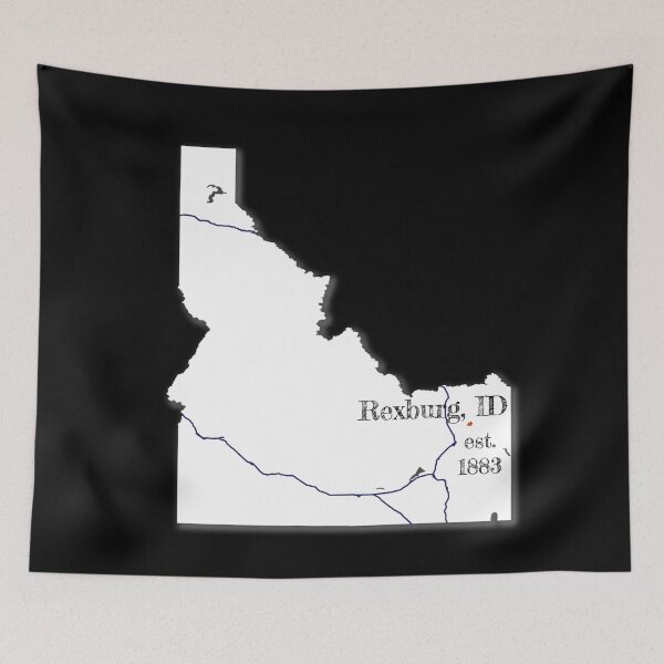 Item preview, Rexburg, ID [White] designed and sold by PhilbonianDezin.