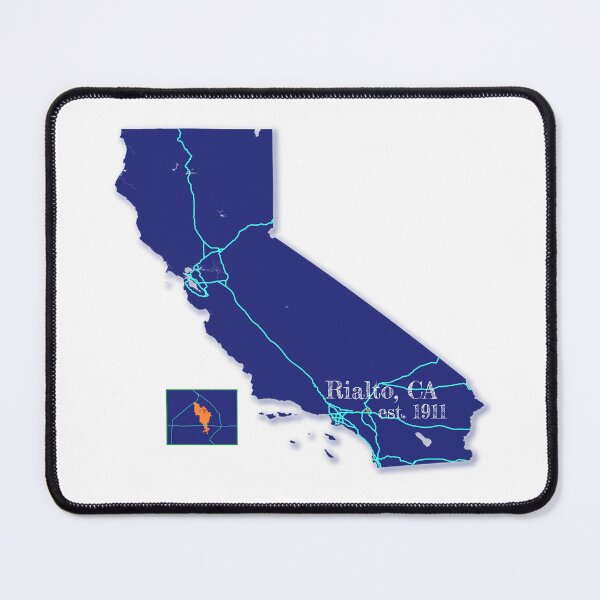 Item preview, Rialto, CA [Blue] designed and sold by PhilbonianDezin.