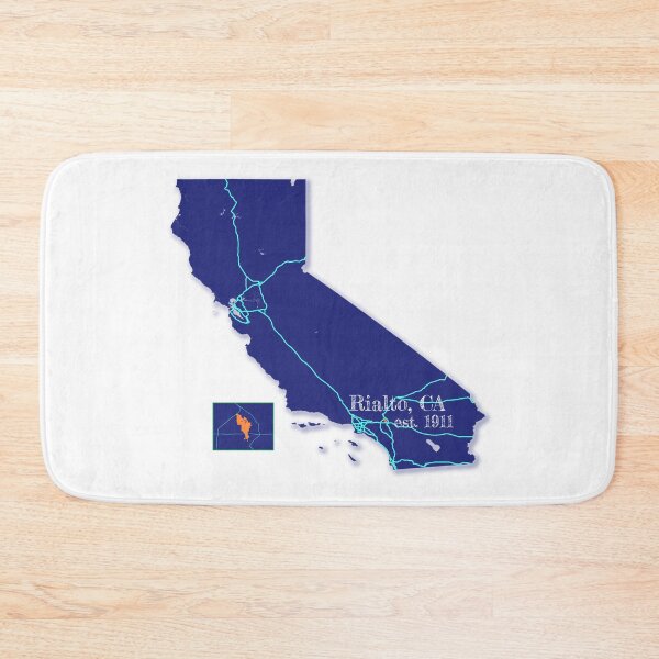 Item preview, Rialto, CA [Blue] designed and sold by PhilbonianDezin.