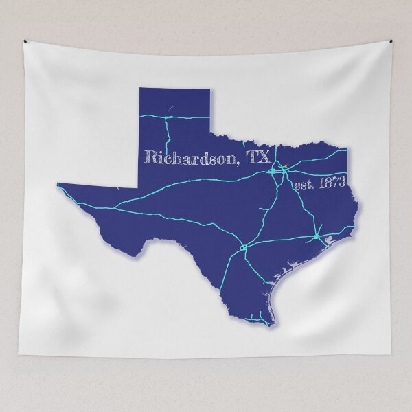 Item preview, Richardson, TX [Blue] designed and sold by PhilbonianDezin.