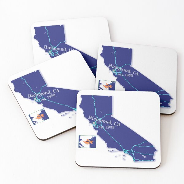 Item preview, Richmond, CA [Blue] designed and sold by PhilbonianDezin.