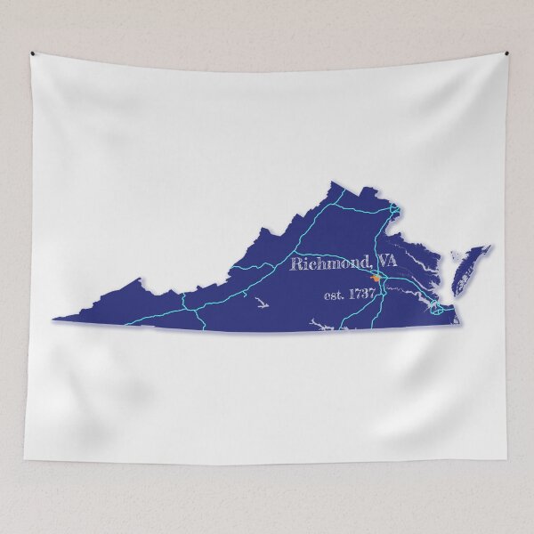 Item preview, Richmond, VA [Blue] designed and sold by PhilbonianDezin.