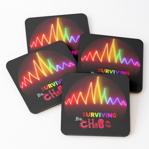 Item preview, Surviving The Chaos - Neurodivergent Neon Design  designed and sold by MindsintheMatrix.