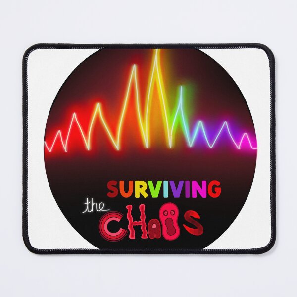 Item preview, Surviving The Chaos - Neurodivergent Neon Design designed and sold by MindsintheMatrix.