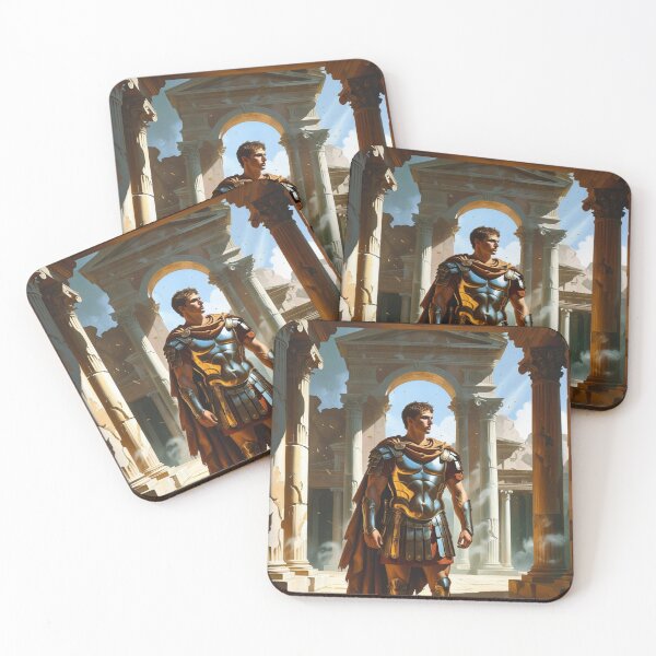 Item preview, Heroic Warrior in Ancient Ruins designed and sold by Rue Market.
