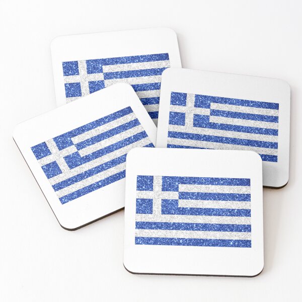 Item preview, greece glitter flag designed and sold by designsbysamantha.