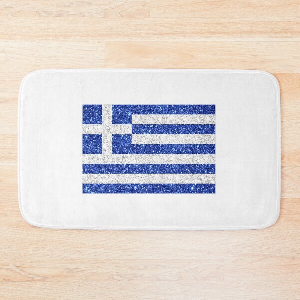Item preview, greece glitter flag designed and sold by designsbysamantha.