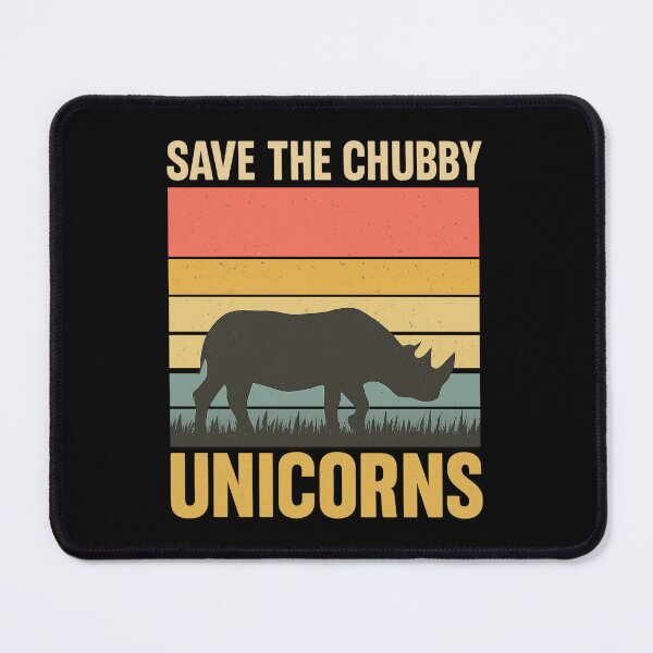 Item preview, Save the Chubby Unicorns Vintage Rhino designed and sold by haitrieuic96.
