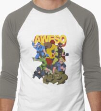 Captain Spirit AWESO Men's Baseball ¾ T-Shirt