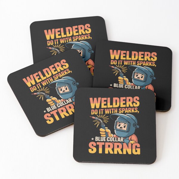 Item preview, Welders do it with sparks Strrng  , Funny Welder,  Blue Collar Strong, Welding Gift for Dad T-Shirt  designed and sold by podlook.