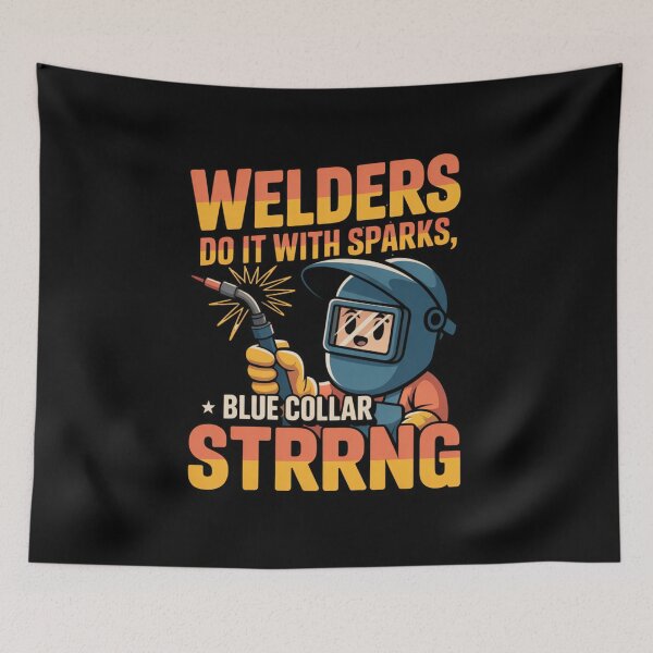 Item preview, Welders do it with sparks Strrng  , Funny Welder,  Blue Collar Strong, Welding Gift for Dad T-Shirt  designed and sold by podlook.