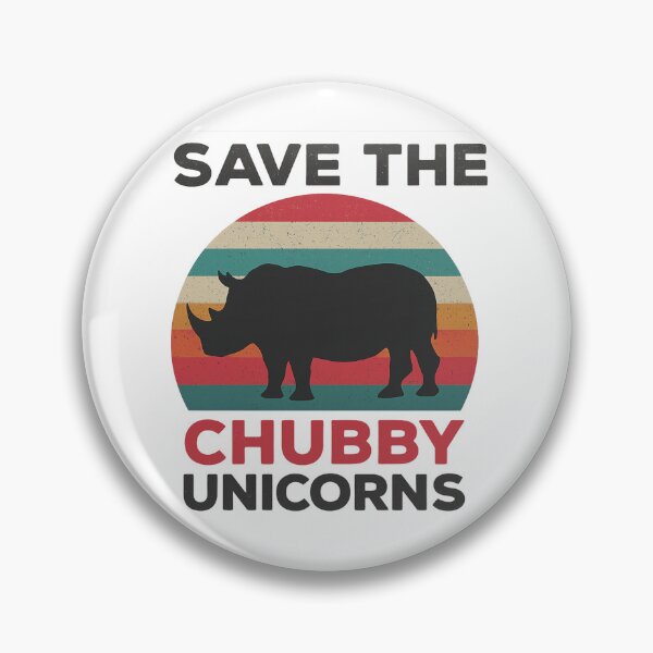Item preview,  Save the Chubby Unicorns Vintage Rhino designed and sold by haitrieuic96.