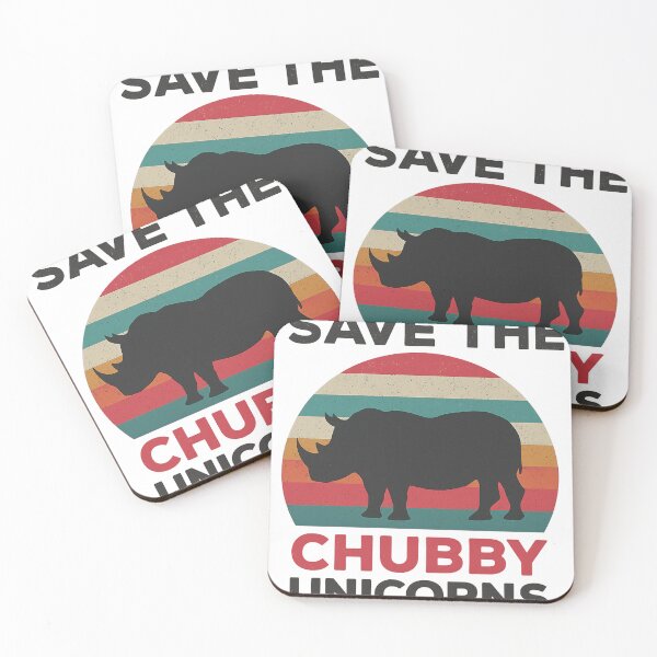 Item preview,  Save the Chubby Unicorns Vintage Rhino designed and sold by haitrieuic96.