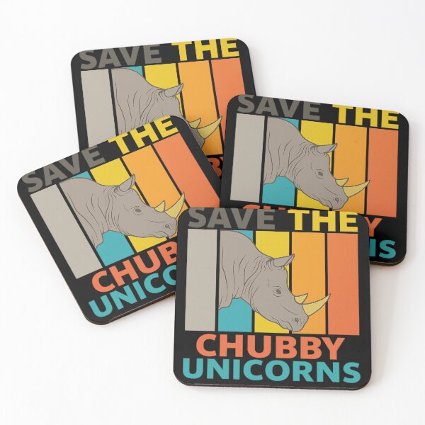 Item preview, Save the Chubby Unicorns Vintage Rhino designed and sold by haitrieuic96.