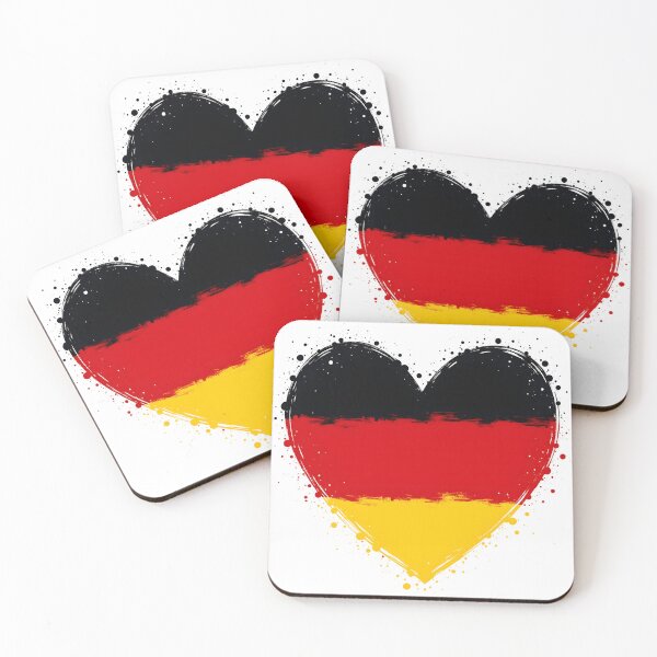 Item preview, Heart Germany watercolor designed and sold by Fab-Haven.
