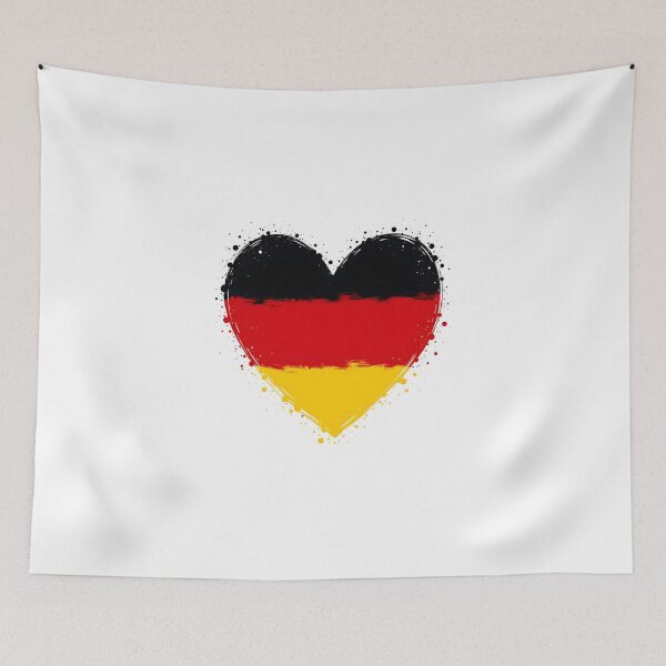 Item preview, Heart Germany watercolor designed and sold by Fab-Haven.