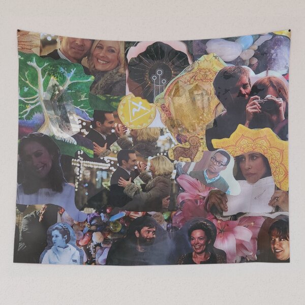 Item preview, Emotional Entanglements: A Handmade Paper Collage designed and sold by Where Troubles Melt Like Lemon Drops.